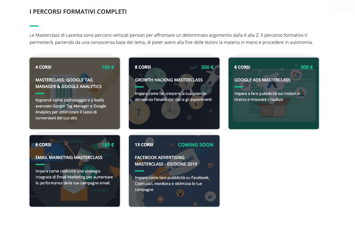 masterclass web marketing online